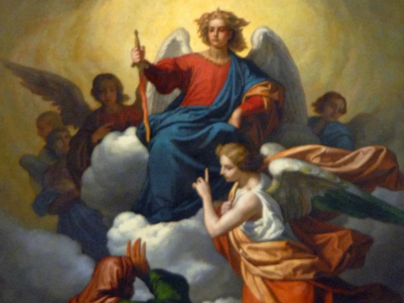 1833-Albano Tomaselli - Pala d'altare dell'altare maggiore della Chiesa di San Michele Arcangelo ad Arsiero
